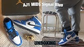 Are Jordan 1 Mids Worth It Jordan 1 Mid Signal Blue Try On Review Youtube