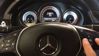 reset service mercedes e350 w212 e-class