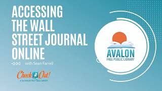 Accessing the Wall Street Journal Online