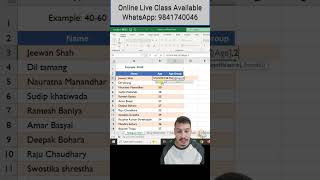 Excel Trick: Age Group Automatically Banau Excel ma | FLOOR.MATH Function