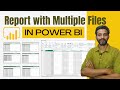 Create Power BI Report from Multiple Excel Files | Step-by-Step Tutorial for Beginners (Hindi)