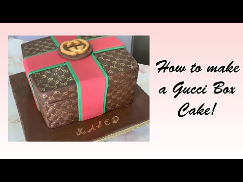 GUCCI Box Cake