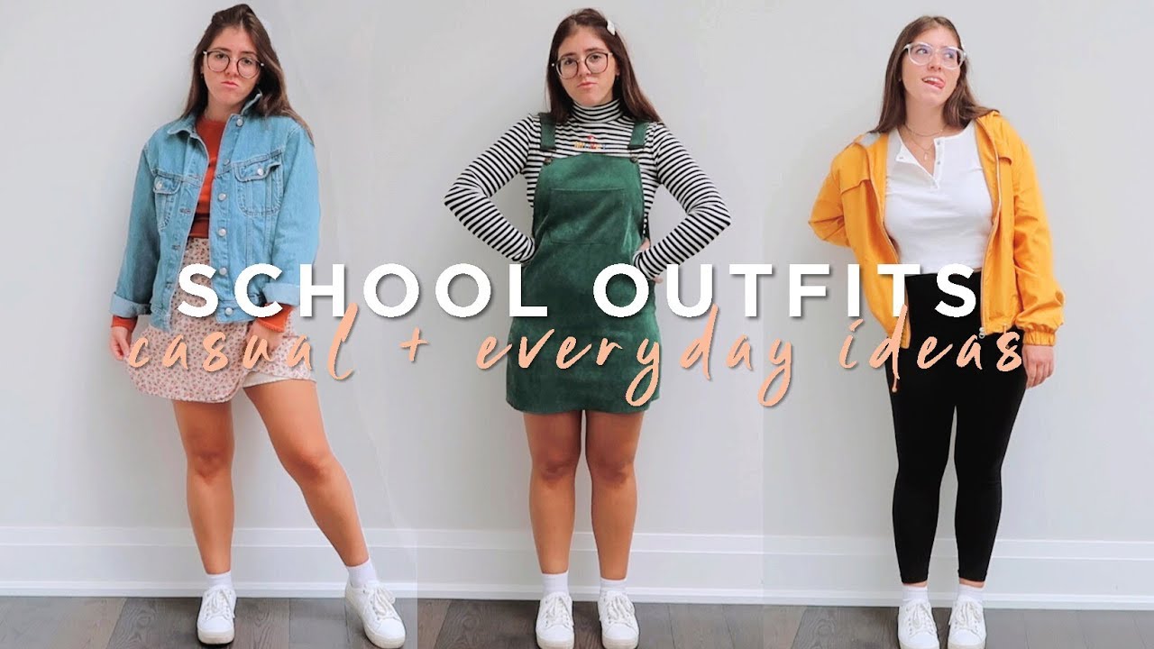 13 Realistic School Outfit Ideas | Outfits You Can Actually Wear to ...