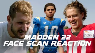 The Team React to Their Madden 22 Face Scans | LA Chargers