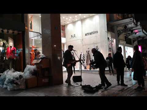 Athena street Musician - Bohemian Rhapsody / Halellujah