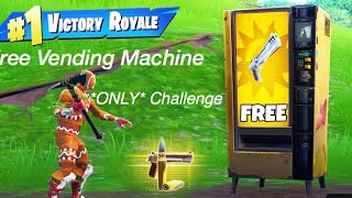 Free Vending Machine *ONLY* Challenge