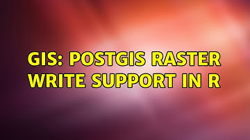 GIS: PostGIS raster write support in R (2 Solutions!!)