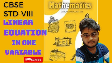 Introduction to Linear Equation in One Variable