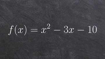Learn how to solve a quadratic when a=1 using the diamond method