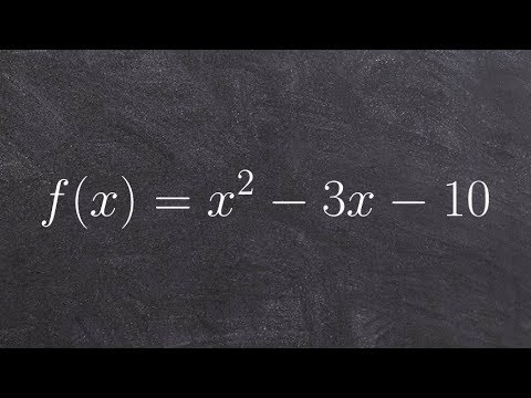 Learn how to solve a quadratic when a=1 using the diamond method