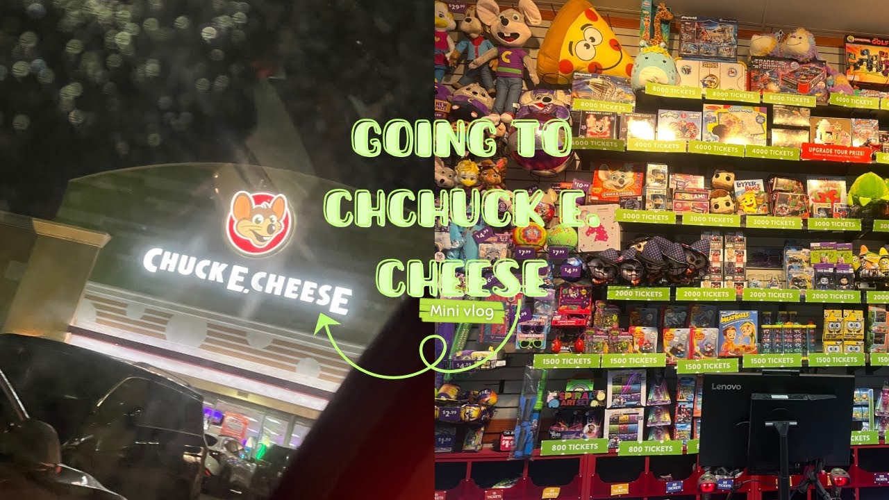 Going to Chuck E. Cheese 🐭￼