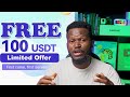 Get paid 100 free usdt right now on coinex  this offer ends soon coinex tutorial 2024