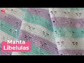 Manta de Libélula tejido a CROCHET