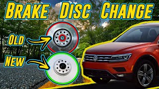 How To Replace Front Brake Discs | VW Tiguan by Overide 287 views 7 months ago 6 minutes, 35 seconds