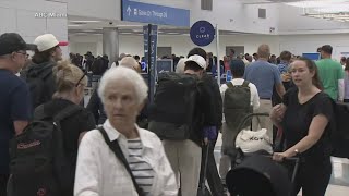 Holdups at airport security continue as the partial government shutdown remains in place