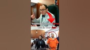 ​Judge Snaps at Defendant "If You continue this, You