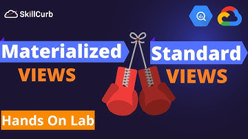 Materialized View versus Standard view in SQL | Improve query performance in Google BigQuery