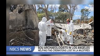 SOU archaeologists in Los Angeles helping recover ashes of loved ones