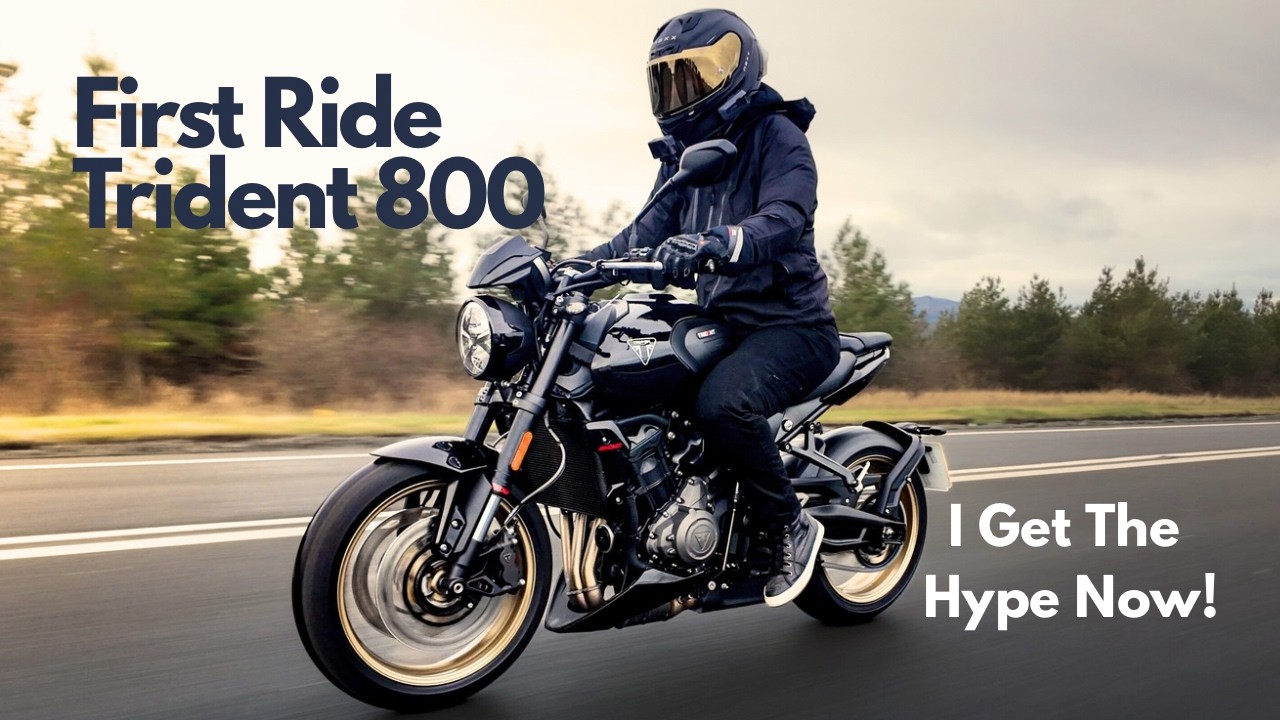 Мой ПЕРВЫЙ В ЖИЗНИ обзор мотоцикла! Triumph Trident 800 | Честные первые впечатления от поездки
