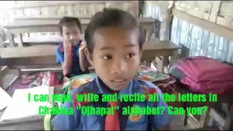 New Generation is well versed with Chakma alphabet. So proud!🥰