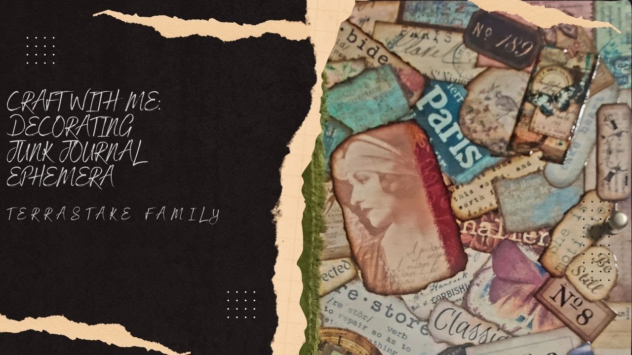 Craft With Me - Junk Journal Ephemera - YouTube