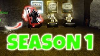 Rarest Weapon In Roblox Blades And Buffoonery Showcase Dual Scythes & Metal Fists- Season 1