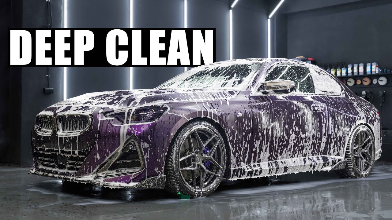 This BMW M240i Was FILTHY – Satisfying Deep Clean & Gloss Reveal