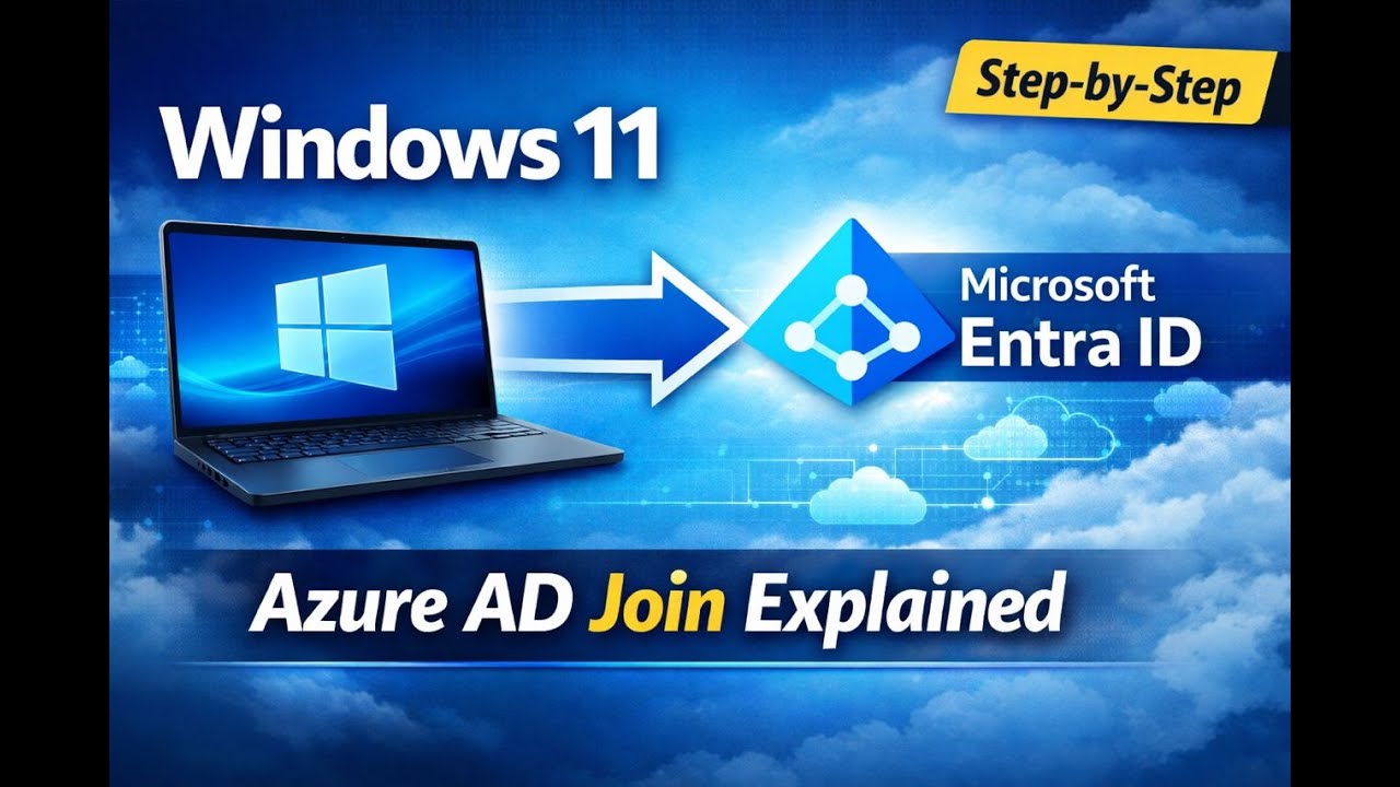 How to connect Windows 11 to Microsoft Azure AD (Entra ID) Step by Step