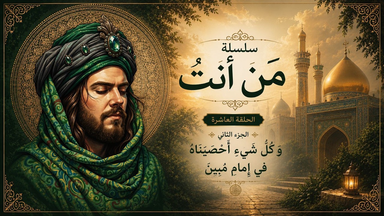 سلسلة من انت الحلقة العاشرة الجزء الثاني و كل شيء احصيناه في إمام مبين ...