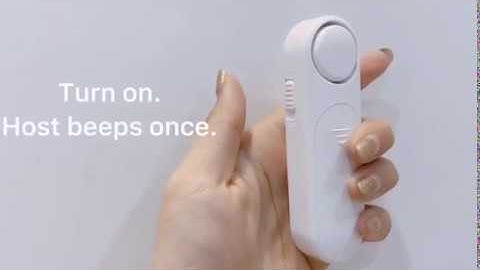 【Product Function Display】Secrui Door/Window Alarm (2 Alarm Sensors & 1 Remote Control)