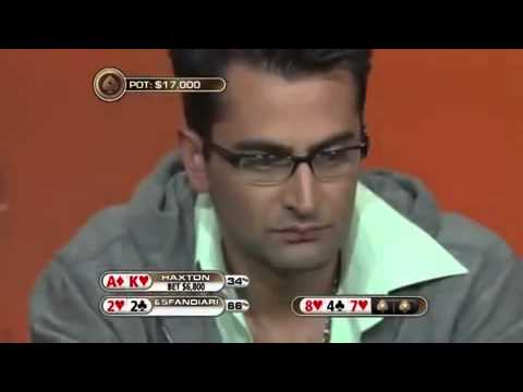 Isaac Haxton all in VS Antonio Esfandiari pure bluff - YouTube