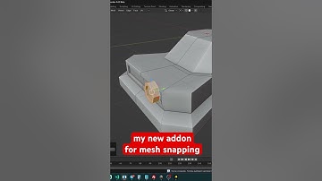 Face to Face - blender addon for easy mesh snapping #blender #lowpoly #3d ##3dmodeling