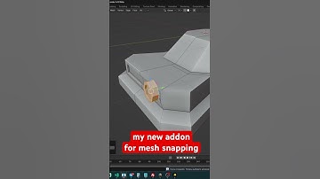 Face to Face - blender addon for easy mesh snapping #blender #lowpoly #3d ##3dmodeling