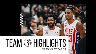 Game Highlights | Brooklyn Nets vs. Washington Wizards | 12.12.22