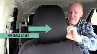 How to Install Car Seat Covers for 2020-2022 Ford Explorer Base - FH Group Neoprene Custom Covers