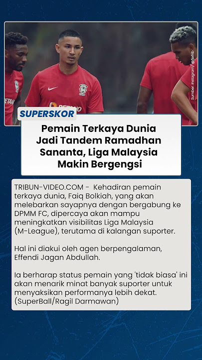 Ramadhan Sananta Resmi Punya Tandem Pemain Terkaya Dunia, Liga Malaysia Jadi Sorotan