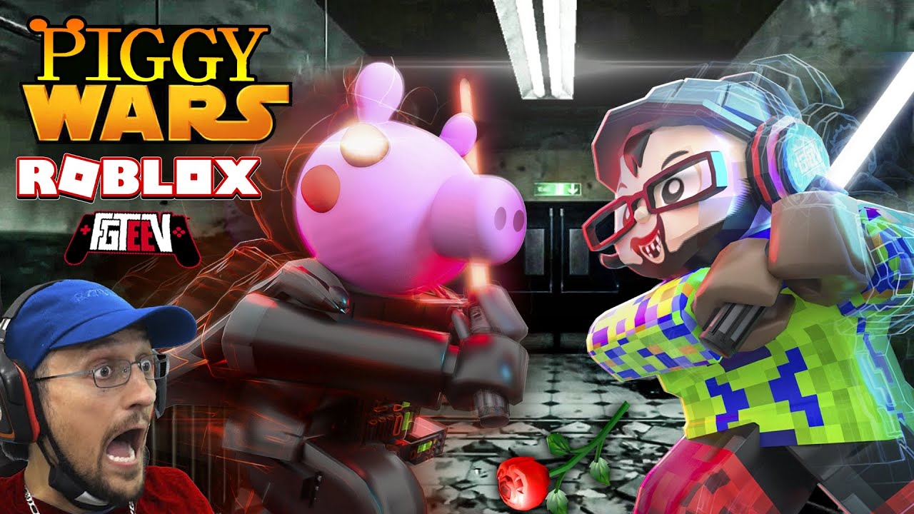 Roblox Piggy Star Wars Asylum Mashup Roses For My Friend Max Fgteev Scurred Youtube - roblox vs bad baby shawn fgteev super heroes of robloxia gym tycoon new skin pixel gun pt 25