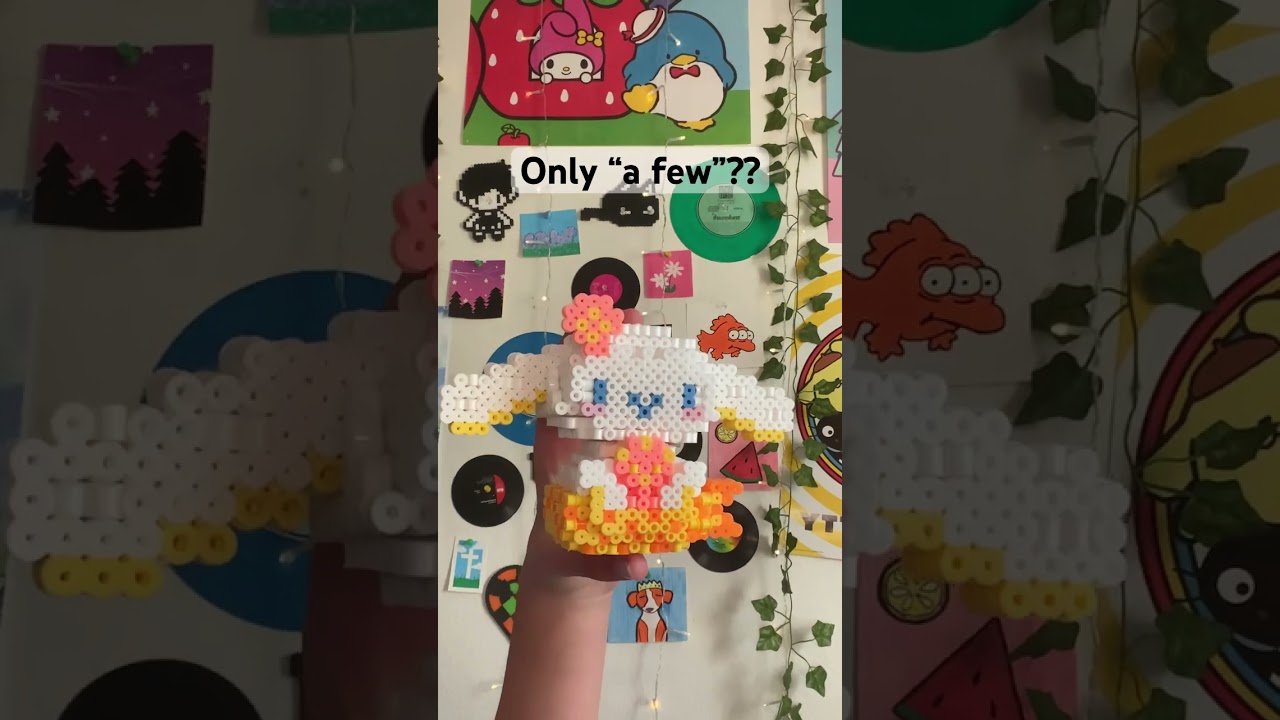 I have an entire collection of perler beads 🩷 