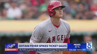 Dodgers resale ticket prices soar after Shohei Ohtani signing