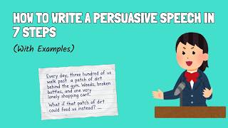 How To Write A Persuasive Speech In 7 Steps (With Examples) 🎤