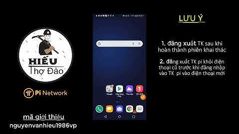 Cách chuyển 1 tài khoản Pi Network từ điện thoại cũ sang điện thoại mới