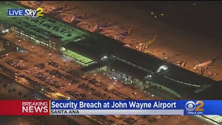 Man Suspected Of John Wayne Airport Security Breach Arrested After Hiding Out In Airport Ceiling