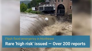 Life-Threatening Flash Flooding in Northeast | Catastrophic Impacts in Vermont