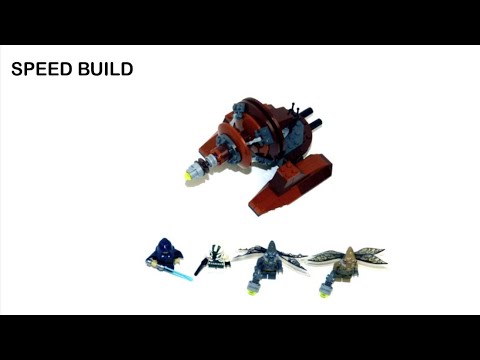 KlokriecherBuilds - LEGO Star Wars - Geonosian Cannon - Set 9491 - Speed Build Review