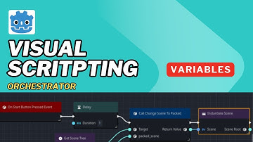 How to Program in Godot 4 Orchestrator Visual Scripting - Variables