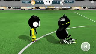 Stickman Soccer 2018 ⚽ Android Gameplay - Tigers SC VS Titans Hard Level screenshot 3