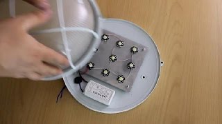 √ DIY LED Lamp 10W for installation on wall. 5000К. 950-1000lm. Переделка настенной лампы