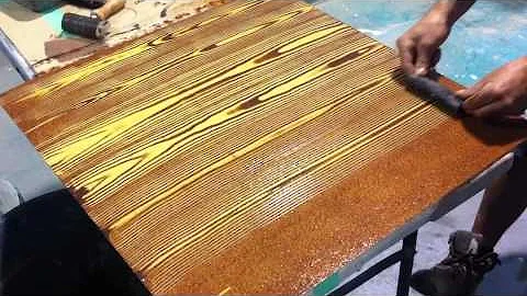 Faux Oak Wood Grain Creative Painting Techniques - DayDayNews