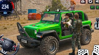 オフロードジープ4x4ジープドライバー：挑戦的な地形マウンテンルートジープ運転 - Androidゲームプレイ screenshot 5