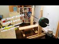 EASY AND CHEAP DIY WOODEN SQUAT/BENCH COMBO RACK PLUS FLAT BENCH